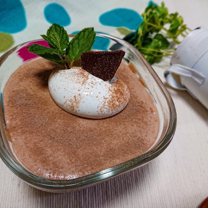 バレンタインに おうちで簡単チョコムース レシピ 作り方 By Gngn Sキッチン 楽天レシピ